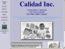 Calidad Inc's Website
