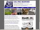 Cal-Pac Roofing's Website
