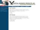 CAPITAL BUSINESS PRODUCTS INC's Website