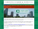 Carolina Lumber & Supply Company's Website