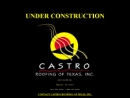 Castro Roofing Of Tex Inc's Website