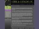 Cibik and Cataldo, P.C.'s Website