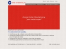 Center Manufacturing Inc's Website
