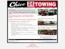 Chico's Towing's Website