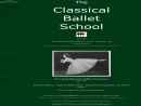 Classical Ballet School's Website