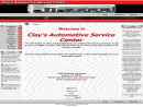 Clay's Automotive Service Ctr's Website