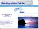 CLEAN WATER OF NEW YORK, INC.'s Website
