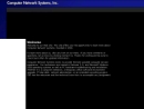 COMPUTER NETWORK SYSTEMS INC's Website