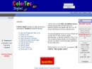 COLORTEC DIGITAL INC's Website