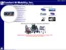 Comfort N Mobility Inc's Website