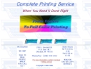 Complete Printing Service's Website