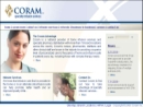 Coram Healthcare's Website