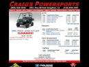 Craig's Power Sports's Website