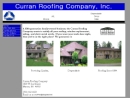 Curran Roofing Company Inc's Website