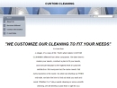 CUSTOM CLEANING's Website