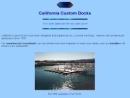 California Custom Docks Corp's Website