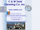 C & W TANK CLEANING COMPANY INC's Website