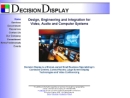 DECISION DISPLAY, LLC's Website