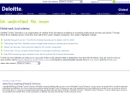 Deloitte's Website