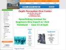 DEPTH PERCEPTION DIVE CENTER INC's Website