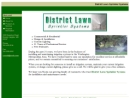 District Lawn Sprinkler System's Website