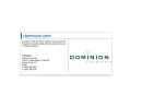 Dominion Ventures Inc's Website