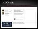 Donna's Coffee Bars & Restaura's Website
