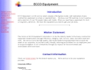 Ecco Equipment Corp's Website