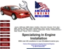 American Engine Installations's Website