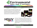 Environmental Inks & Coating's Website