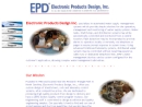 Electronic Products Design Inc's Website