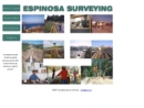 Espinosa Surveying's Website