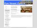 Eye Street Optical's Website