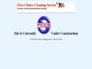 FIRST CHOICE CLEANING SERVICE's Website