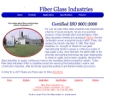 FIBER Glass Industries's Website