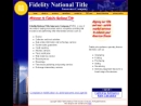 Fidelity National Title Insurance CO's Website