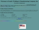 Frank''s Welding & Mfg Inc's Website