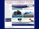 Gene's Camera Store's Website