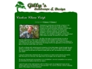 Gillys Landscape Design's Website