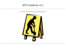MTS SOLUTIONS, LLC's Website