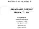 Great Lakes Electric Supply Co's Website