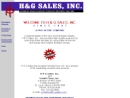 H & G Sales Inc's Website