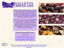 Halletts Chocolates's Website