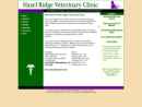 Hazel Ridge Veterinary Clinic's Website
