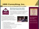 HBS CONSULTING INC's Website