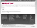 Healthsouth's Website