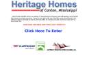 HERITAGE HOMES OF MISSISSIPPI INC's Website