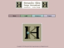 HERNANDEZ CALHOUN DESIGN INTERNATIONAL's Website