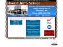 Honest Auto Service's Website