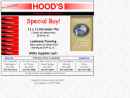 Hoods Discount Home Ctr's Website